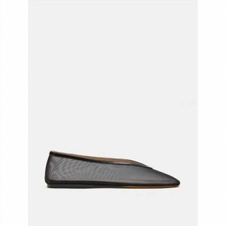 Le Monde Beryl Womens Luna Mesh Slipper In Black