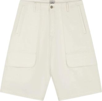 Arte Canvas Cargo Shorts - Heren - Korte Broeken - Wit - S - Katoen - Korte Broeken
