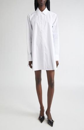 K.ngsley Gaia Button-Up Shirtdress in White at Nordstrom, Size 2 Us
