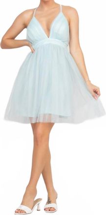 Iris Pixie Dress In Mint Sage