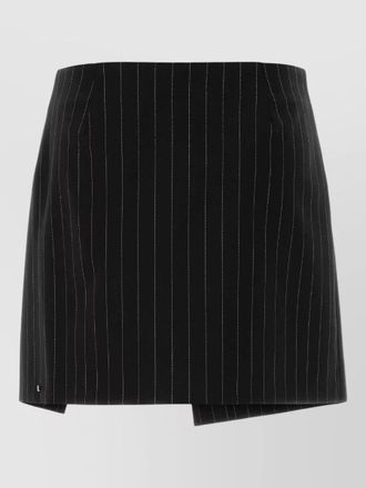 Sportmax wool blend double-wrap mini skirt