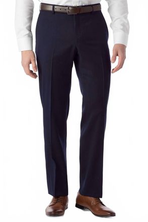 Ballin Super 120S Wool Gabardine Comfort-Eze Trouser In Mariner