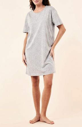 Papinelle Sleepwear Ada Knit Mini Nightie in Grey at Nordstrom, Size X-Small