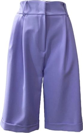 Giulia N Couture Mujer, Pantalones cortos, Púrpura, Talla: M