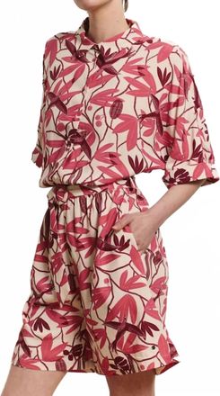 Tranquillo Millaa Short Jumper In Berry