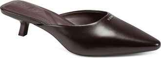 DKNY Nabil Pointed Toe Kitten Heel Mule in Sangria at Nordstrom, Size 7.5