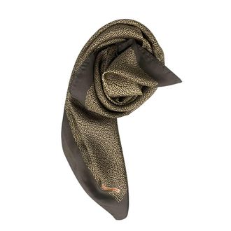 Borbonese Grey Silk Women Womens Scarf