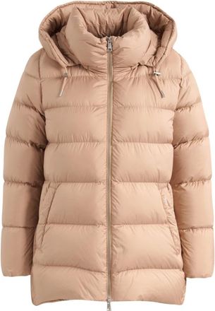 Add Cocoon Donsjack - Dames - Jassen - Beige - Maat: L Zijde