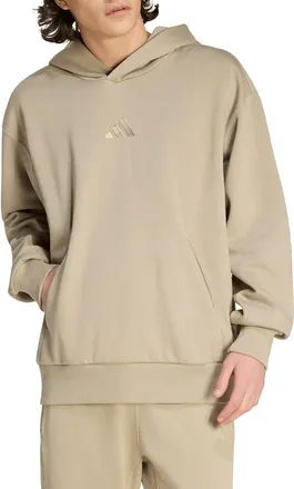 adidas All SZN Oversize Fleece Pullover Hoodie in Wonder Cargo at Nordstrom, Size Xx-Large R