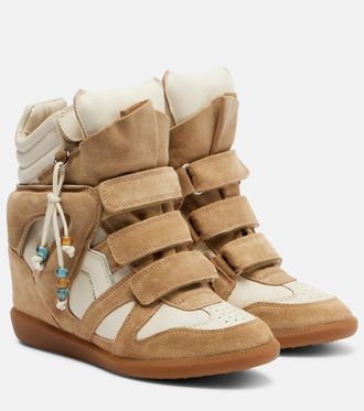 Isabel Marant Bekett suede high-top sneakers