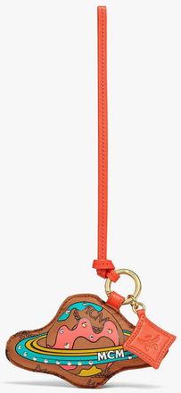 MCM Aren Planet Charm In Monogram Recycled Nylon