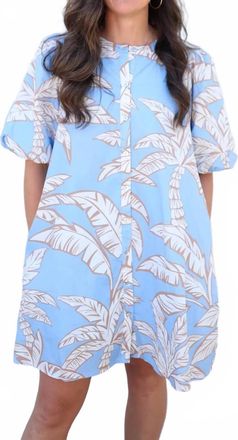 Entro June Beach Dress In Blue