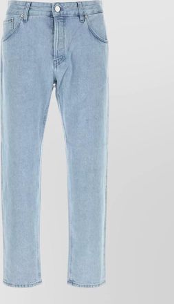 Pantaloni Torino straight leg denim jeans five pocket design