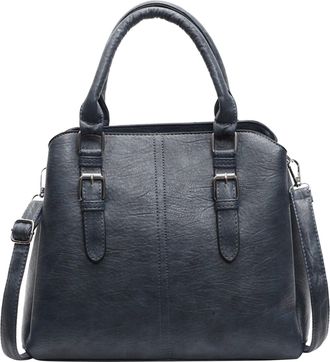 Generic Kexpery Womens PU Handbag with Top Handle and Detachable Shoulder Strap for Office and Shopping