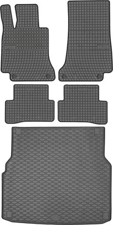 OEM Juego De Alfombrillas De Goma Para Coche Y Alfombrilla Para Maletero Para Mercedes Clase C W205 Familiar (de Octubre De 2014 A Febrero De 2021)