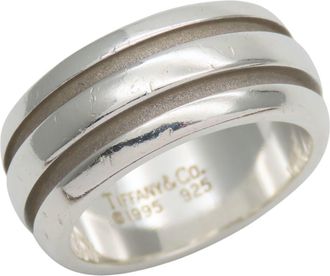Tiffany & Co. Silver Silver 925 Band Ring (Pre-Owned)