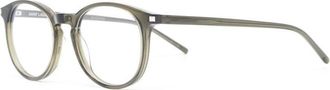 Saint Laurent Optical Frame - unisex - Brillen - Groen - 50 MM - Accessoires