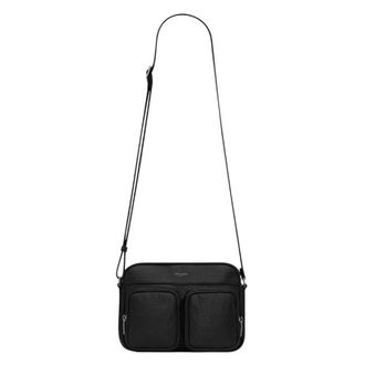 Saint Laurent City Saint Laurent Camera Bag In Grained Leather