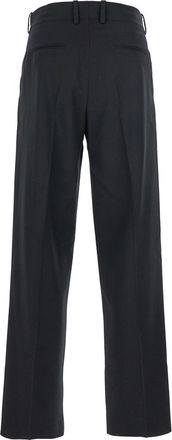Dr&ocirc;le de Monsieur Mens Trousers Le Pantalon Golfeur Black Wool Blend Virgin