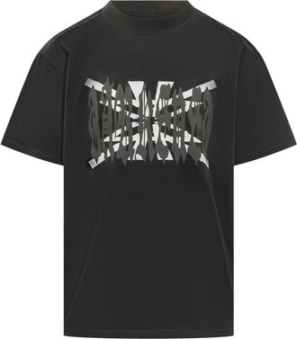 44 Label Group Hard Music T-shirt met print - Heren - T-shirts - Zwart - S - Katoen - Tops