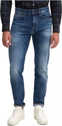 HUGO BOSS Jeans, Heren, Blauw, W38, Denim, Slim-fit Jeans