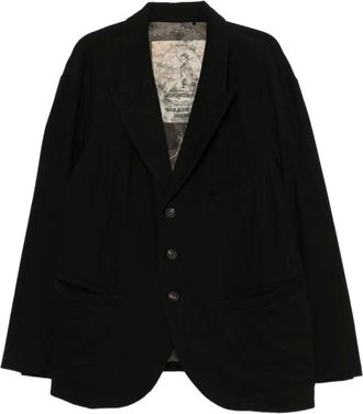 Ziggy Chen Blazer monopetto - Nero