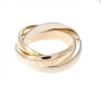 Cartier Yellow Gold (18K) Pink Gold (18K) White Gold (18K) Band Ring (Pre-Owned)
