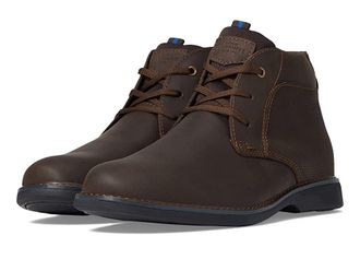 Nunn Bush Otto Plain Toe Chukka Boots Mens Shoes Brown Crazy Horse : 10.5 M (D), Leather/Synthetic