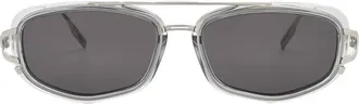 Dior NEODIOR S1U Dark Grey Irregular Mens Sunglasses DM40031U 20A 56