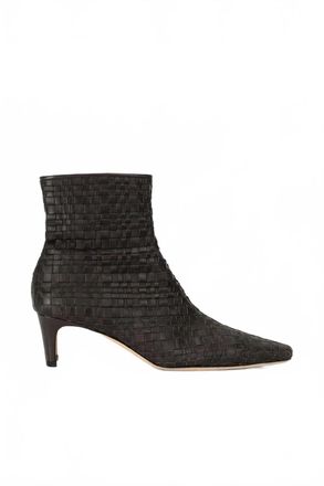 Staud Womens Wally Ankle Boots In Espresso