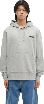 J.W.Anderson Prickly Back Print Hoodie - Heren - Hoodies - Grijs - L - Katoen - Hoodies & sweatvesten