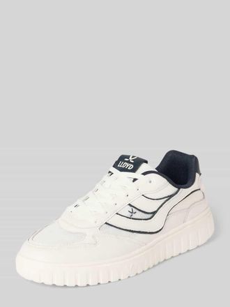 Lloyd Sneaker aus Leder-Textil-Mix Modell TORO WAVE in Offwhite, Gr&ouml;&szlig;e 41