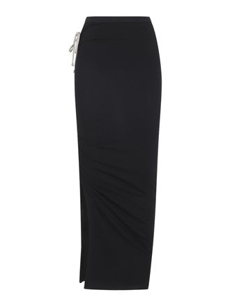 Rick Owens Edfu Knee Midi Skirt