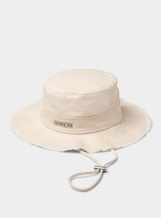 Jacquemus Womens Artichaut solid bucket hat