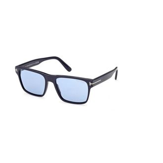 Tom Ford Calder Sunglasses - male - Tom Ford - Sunglasses - Blue - 55 MM - Accessories