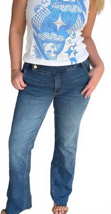 Kut from the Kloth Kelly Kick Flare Jean In Blue