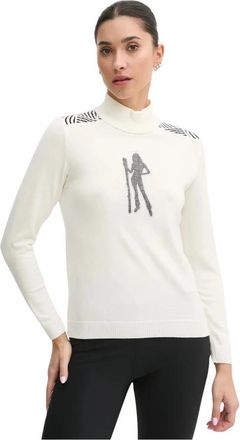 Newland Fleur Sweater - Dames - Outdoor shirts - Beige - S - Wol - Fitness