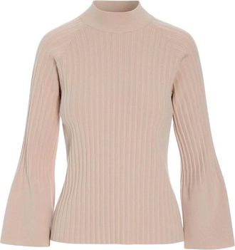 Bitte Kai Rand Truien & Vesten, Dames, Beige, L, Katoen, Gamine Gebreide Turtleneck Blouse