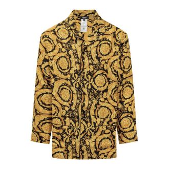 Versace Hombre, Camisas, Amarillo, Talla: S