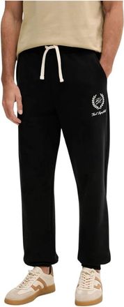 Karl Lagerfeld Trainingsbroeken - Heren - Sweatpants - Zwart - 2XL - Katoen - Broeken