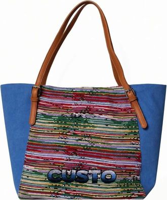 Custo Barcelona Bolso Tote Custoline - Bags - Mujer - Azul - ONE SIZE