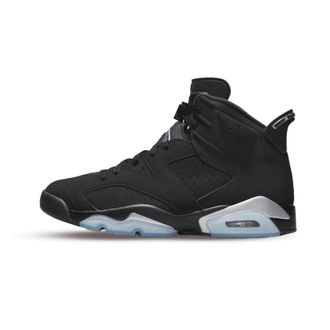 Nike Jordan 6 Retro Chrome - unisex - Sport - Zwart - Maat: 45 EU Leer