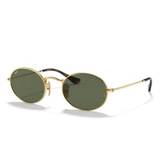 Ray-Ban Sunglasses, unisex, Yellow, Size: 51 MM Oval Sunglasses