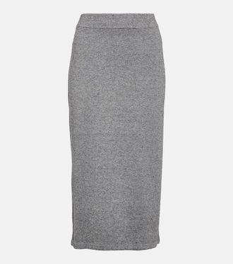 Vince Jersey midi skirt