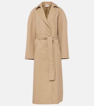 Khaite Trench Roth in twill di cotone