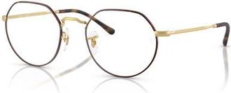 Ray-Ban 49mm Irregular optical glasses in Tortoise Light at Nordstrom