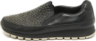 Prada Mocassini con borchie - Nero