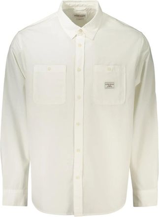 Guess Lange Mouwen Shirt - Heren - Casual Overhemden - Wit - M - Overhemden