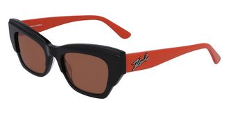 Karl Lagerfeld KL6034S 001 Womens Sunglasses Black Size 50