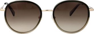 Longchamp Stijlvolle zonnebril Lo 176S - Dames - Zonnebrillen - Geel - 52 MM - Accessoires